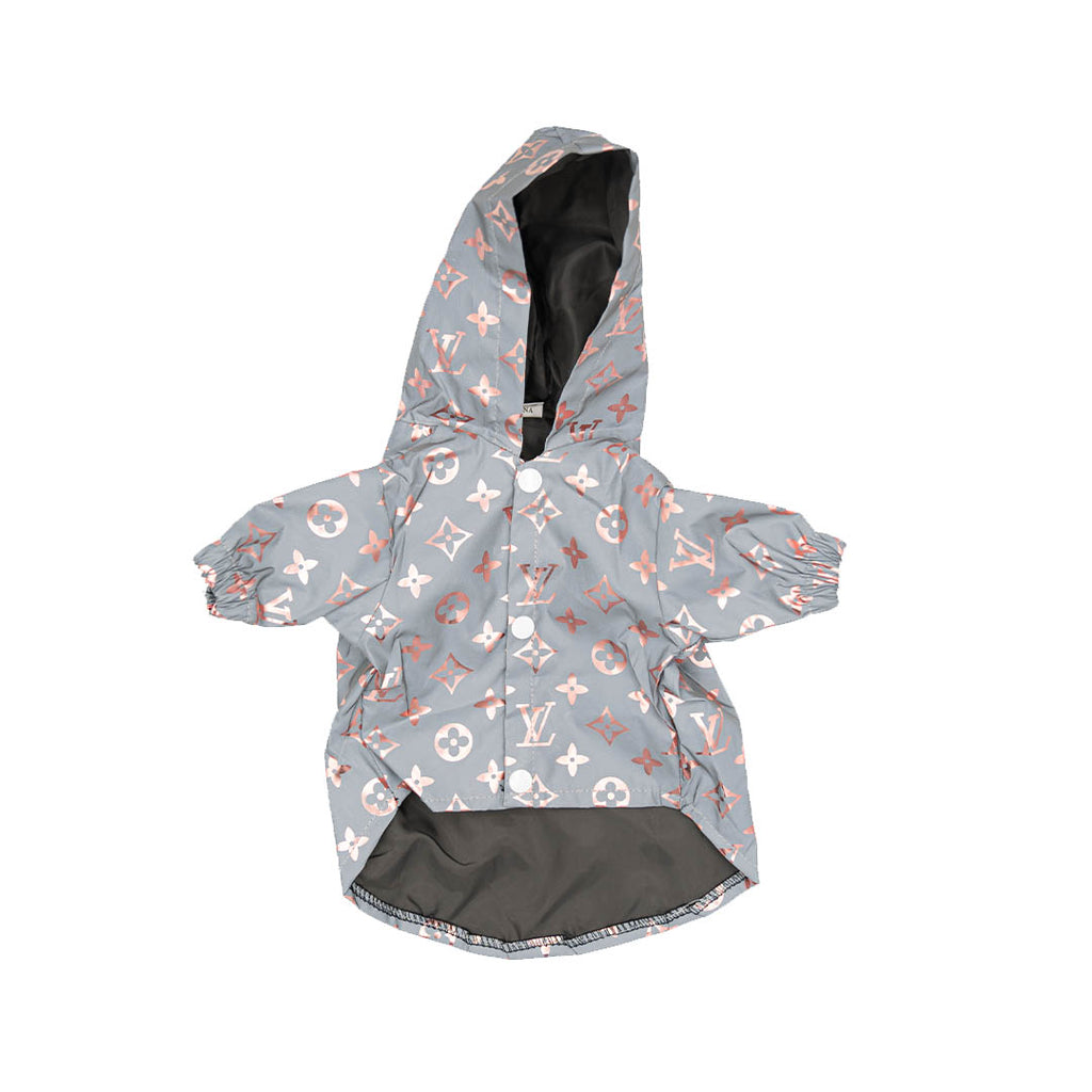 Chewy Vuitton Reflective Raincoat